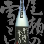尾瀬の雪どけ(おぜのゆきどけ)「純米吟醸」おりがらみ本生